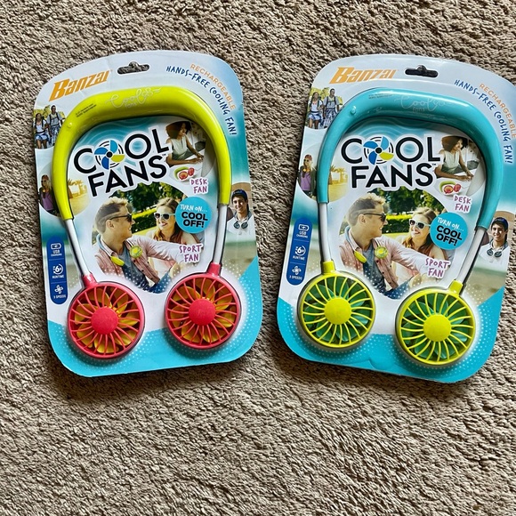 Accessories Banzai Cool Fans Portable Personal Neck Fan Wearable 3